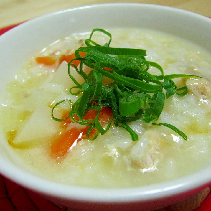 ☆鶏スープの中華粥☆